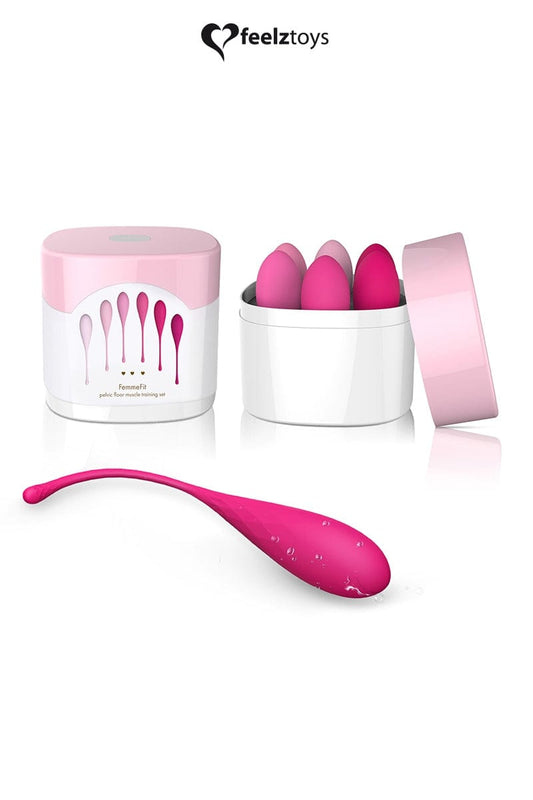 kit 6 oeufs rééducation du périnée femmefit par Feelztoys