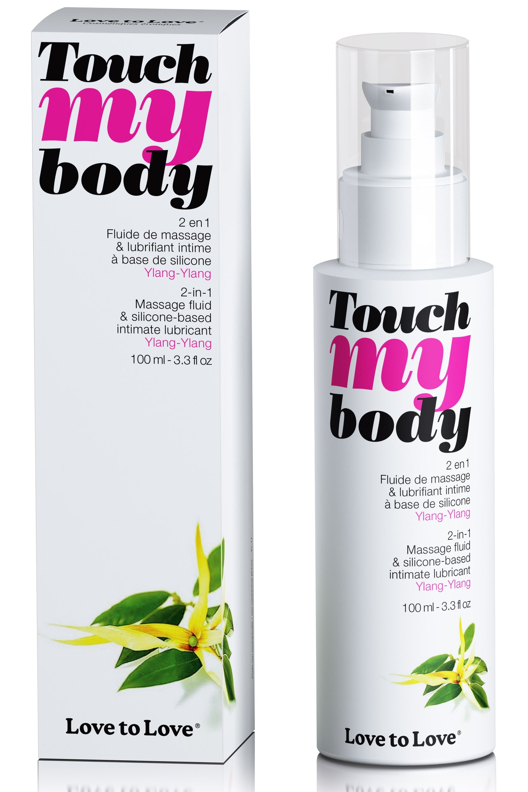 Lubrifiant Silicone Touche My Body Ylang-Ylang 100ml