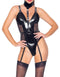 Body Porte-Jarretelles VINYL BODY CLAP Noir