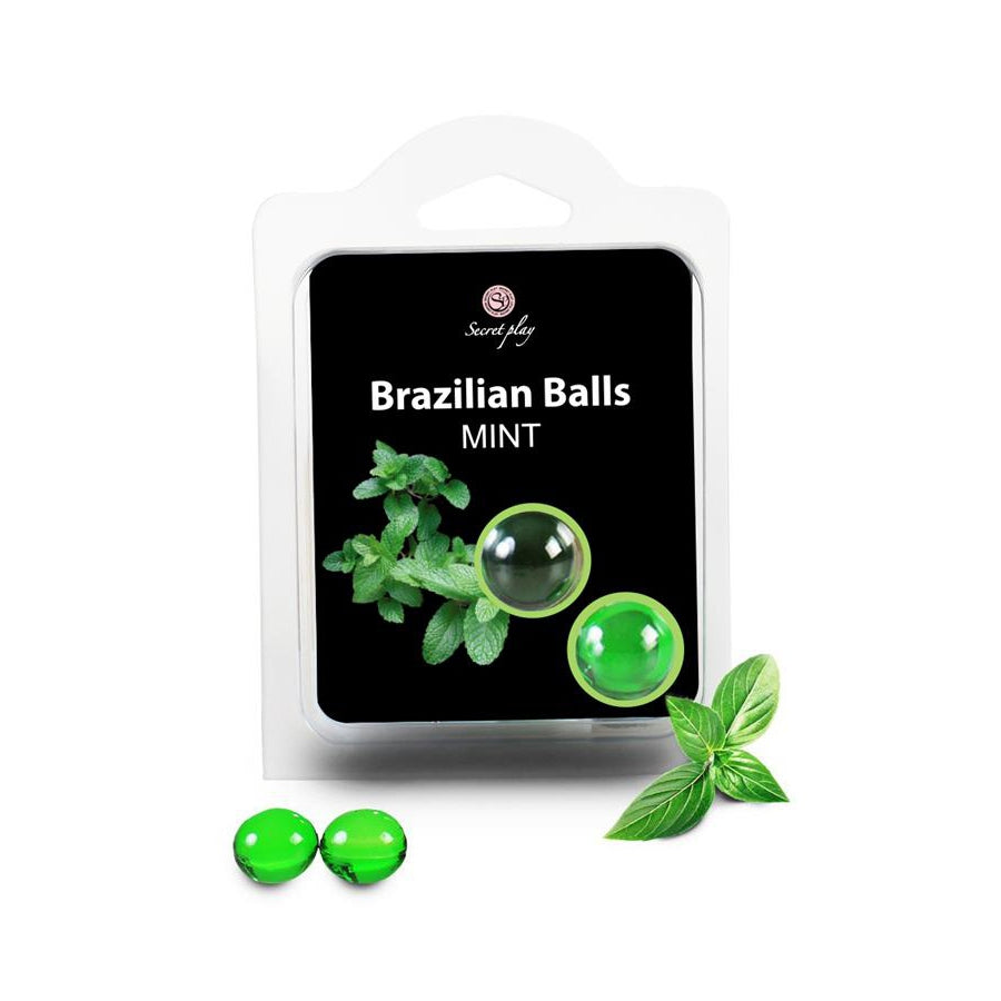 Boules de massage BRAZILIAN BALLS Menthe x2