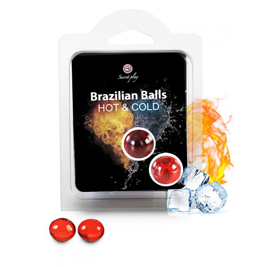 Boules de massages BRAZILIAN BALLS Effet chaud/froid x2