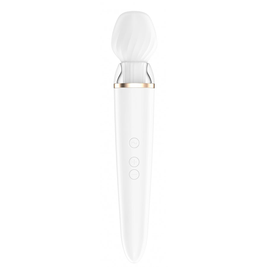 Double Wand-er Satisfyer Blanc