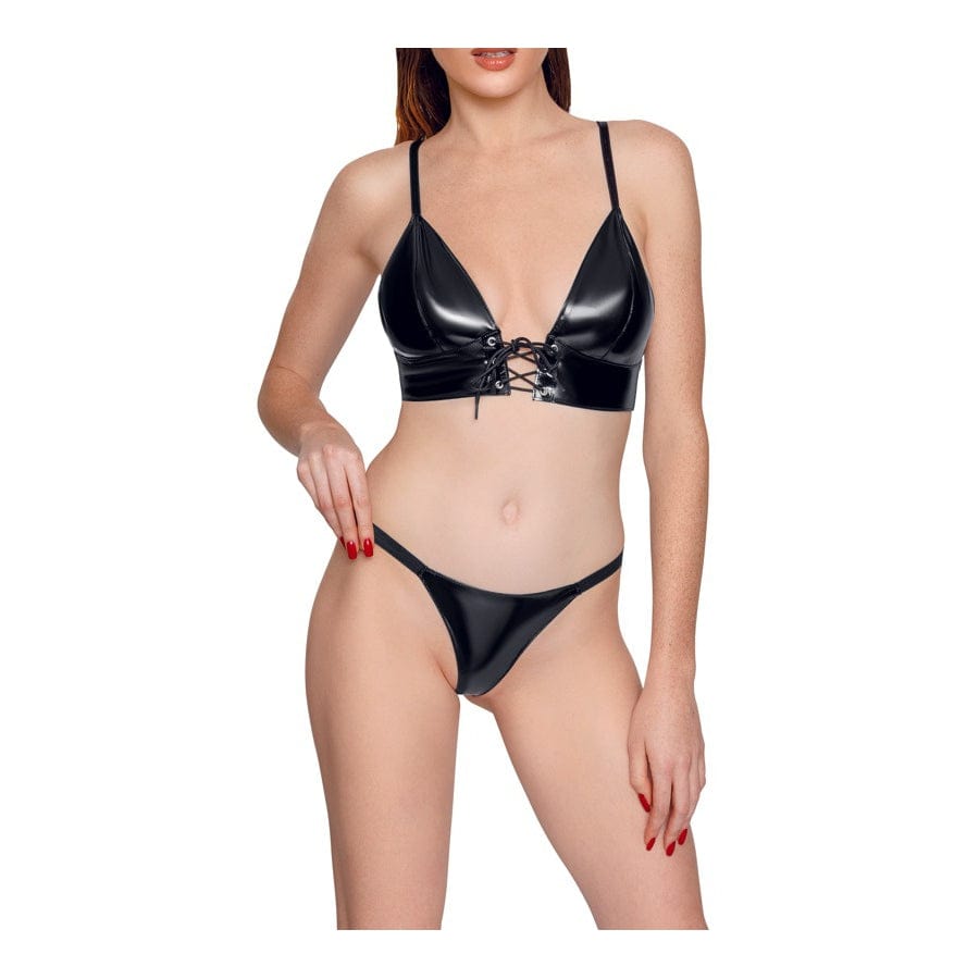 Ensemble VINYL BRA Noir