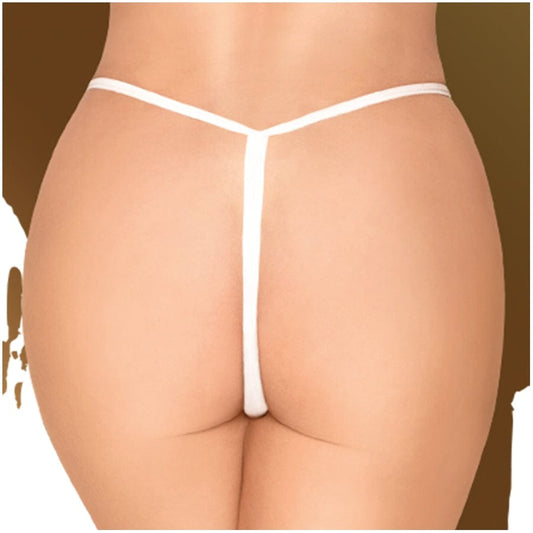 String ouvert Hot getaway - Blanc