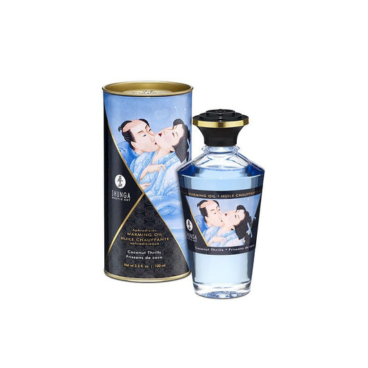 Huile de massage Chauffante Aphrodisiaque - Eau de coco 100 mL