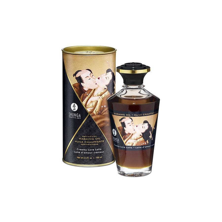 Huile de massage Chauffante Aphrodisiaque - Latté d'amour crémeux 100 ml