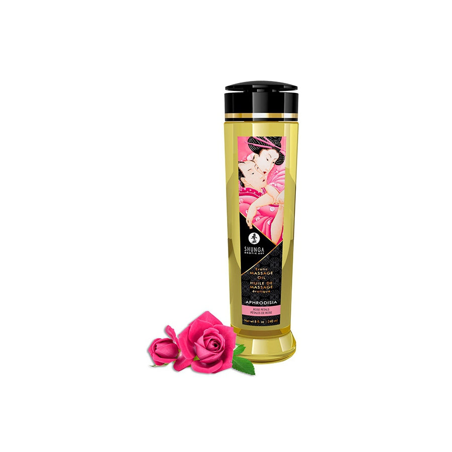 Huile de massages Aphrodisia Pétales de Rose 240mL