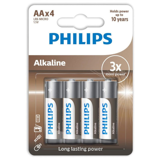 Piles Alcalines AA Philips : L'énergie qui vous fait briller