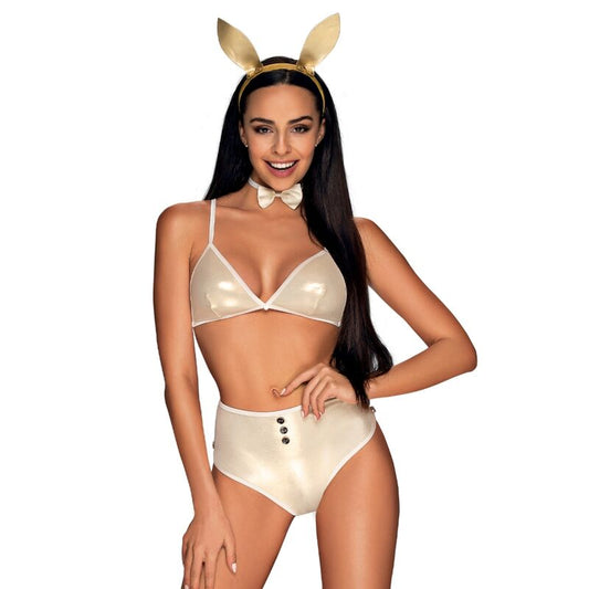 Costume Neo Goldes - Lingerie Sexy avec Oreilles de Lapin