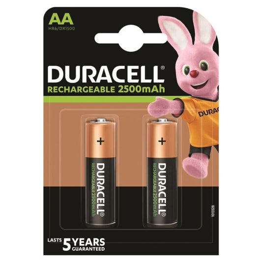 DURACELL - BATTERIE RECHARGEABLE HR6 AA 2500mAh 2 UNIT?