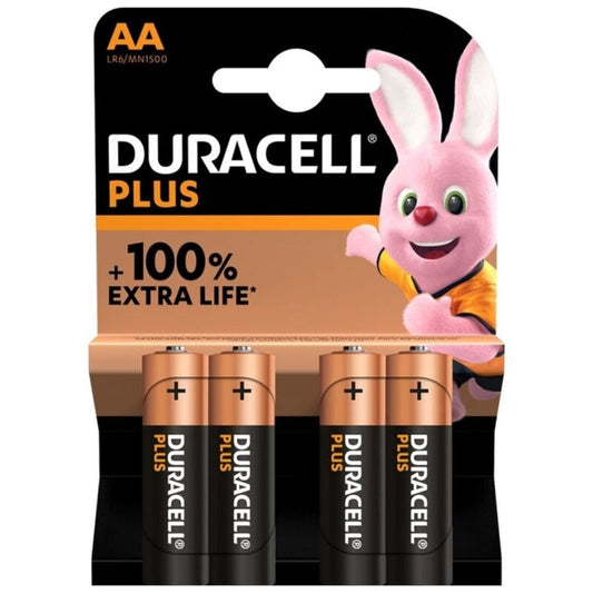 DURACELL - PILE ALCALINE PLUS POWER 100 AA LR6 4 UNIT?