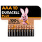 DURACELL - PILE ALCALINE PLUS POWER 100 AAA LR03 10 UNIT?