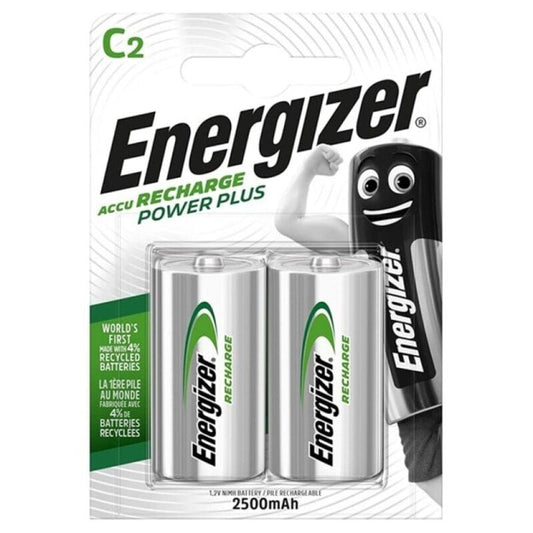 Rechargez votre plaisir avec les piles Energizer Power Plus HR14 C 2500mAh