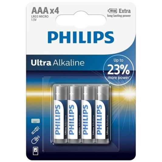 Piles AAA Alcalines PHILIPS : Énergie à Petit Prix