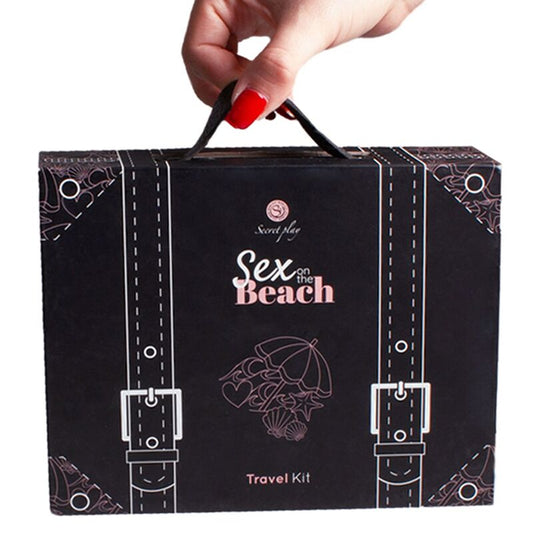 SECRETPLAY - KIT DE VOYAGE SEXE SUR LA PLAGE (ES/EN/DE/FR/NL/PT)