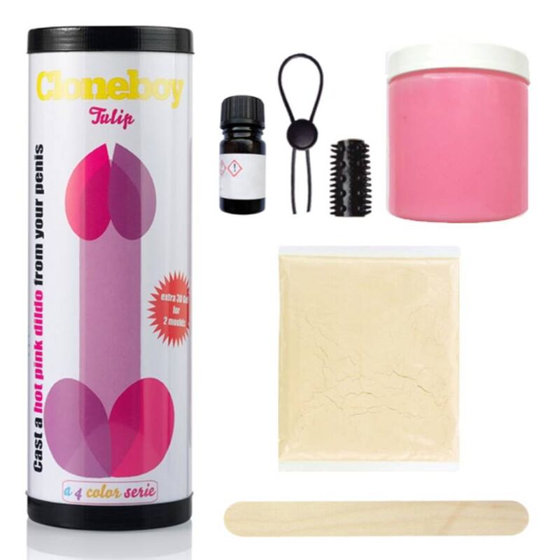 DILDO TULIP ROSE INTENSE - Éveillez vos sens avec CLONEBOY