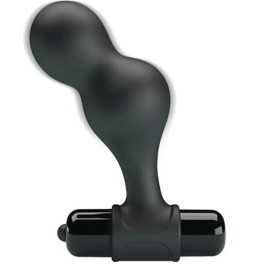 MR PLAY - PLUG ANAL VIBRATEUR EN SILICONE NOIR