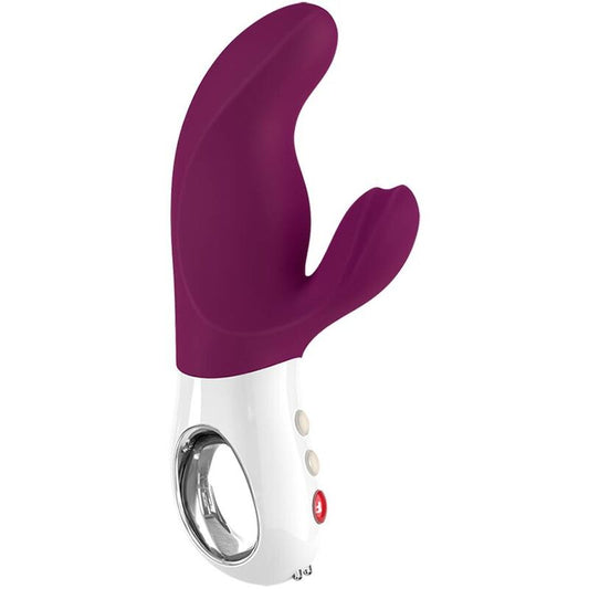 FUN FACTORY - MISS BI DUAL VIBRATEUR RAISIN BLANC