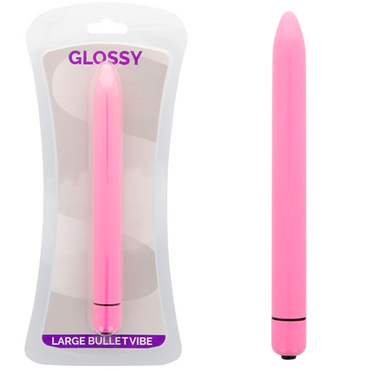 GLOSSY - VIBRATEUR SLIM DEEP ROSE