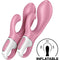 SATISFYER - POMPE  AIR BUNNY 2 ROSE