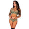 LIVCO CORSETTI FASHION - PINE LC 90667 SOUTIEN-GORGE + CULOTTE KAKI