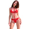 Ensemble Lingerie Rouge en Dentelle Sensuelle