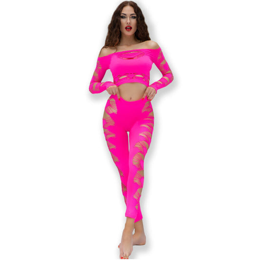 Ensemble de lingerie coquin en rose