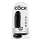 KING COCK - 8 GODE NOIR AVEC BOULES 20.3 CM