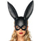 Masque de Lapin Noir Coquin pour des Soirées Mystérieuses