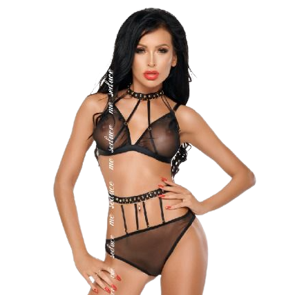 Ensemble Lingerie Coquine Dotty Noir