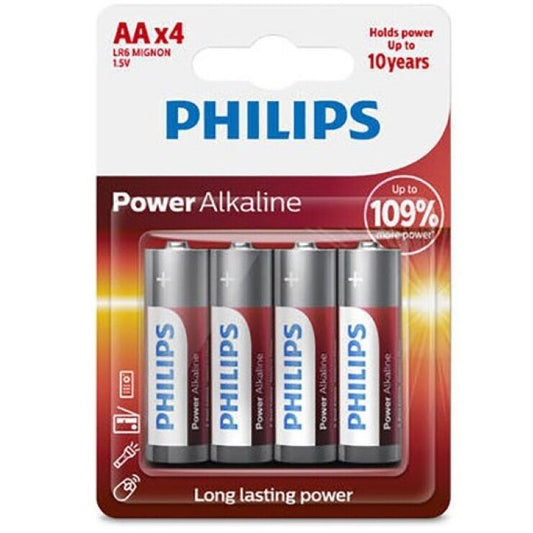 Piles Alcalines Philips AA : Énergie Inépuisable pour Vos Plaisirs