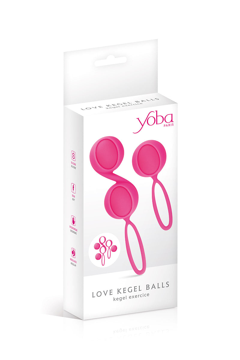 Kit 3 boules de geisha Yoba roses amovibles