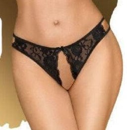 Culotte ouverte NAUHTY VALENTINE Noire