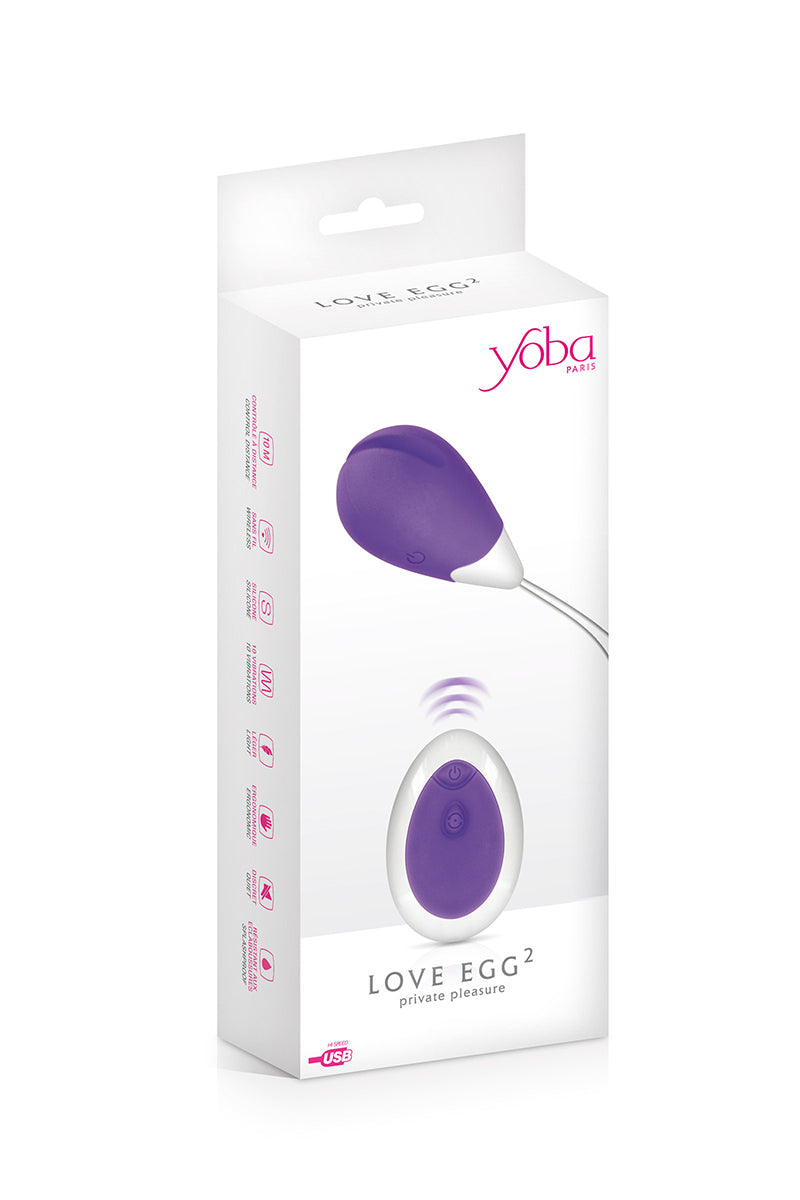 Œuf vibrant Love Egg 2 violet - Yoba