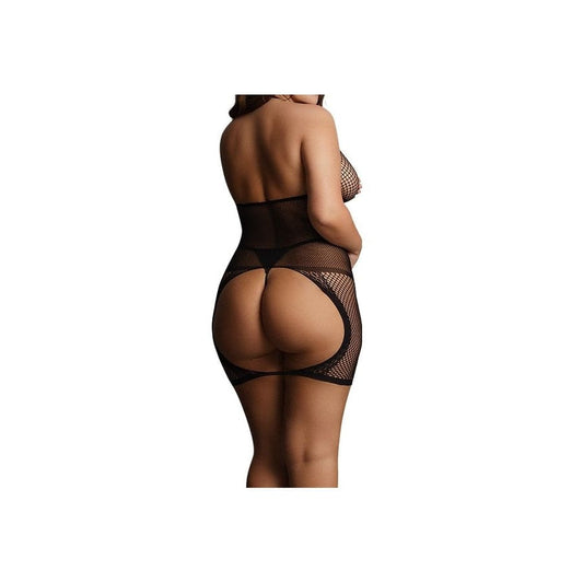 Robe sexy Grande Taille PEEK-A-BOO Noire