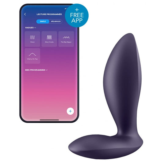 Plug vibrant connecté Power Plug Satisfyer Violet