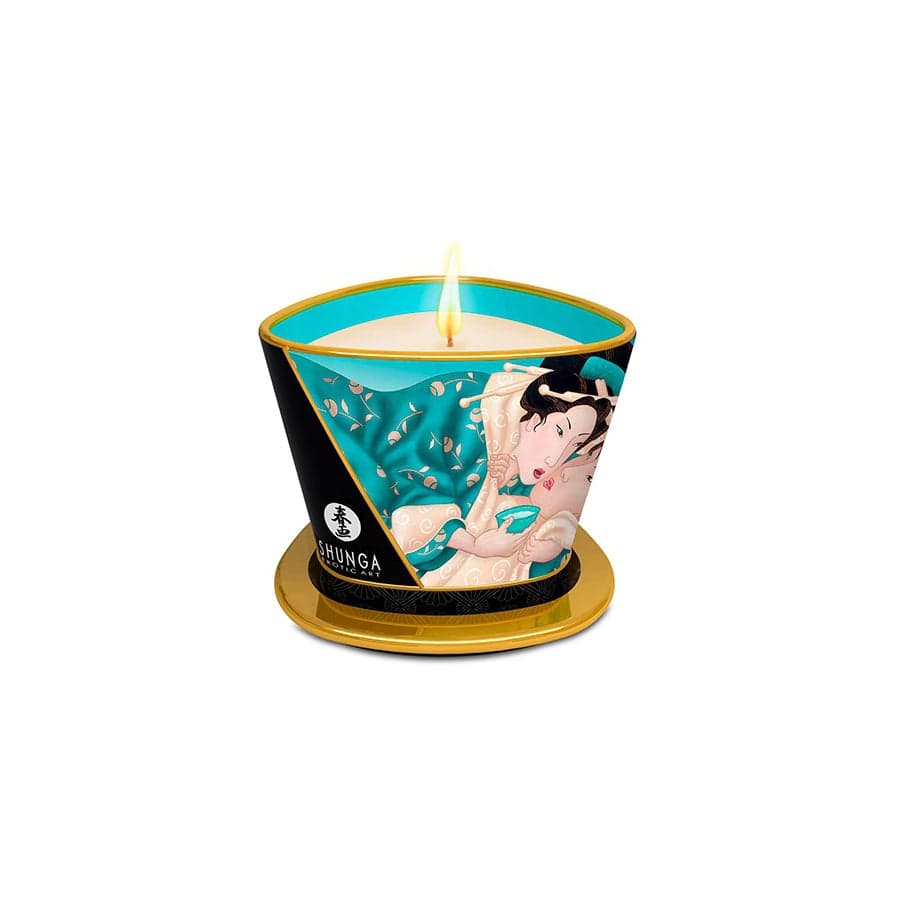 Bougie de massage Shunga ISLAND BLOSSOMS Fleurs des Iles 170 m