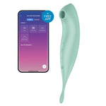 Stimulateur à clitoris connecté Twirling Pro Satisfyer Vert - Vignette | Adopt1toy