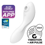 Stimulateur connecté Curvy trinity 5+ Satisfyer Blanc - Vignette | Adopt1toy