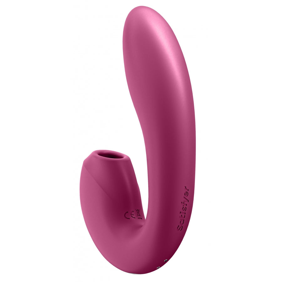 Stimulateur connecté Sunray Satisfyer Framboise