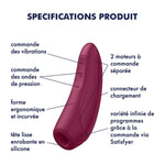 Stimulateur à ondes de pression CURVY 1+ Rose - Vignette | Adopt1toy