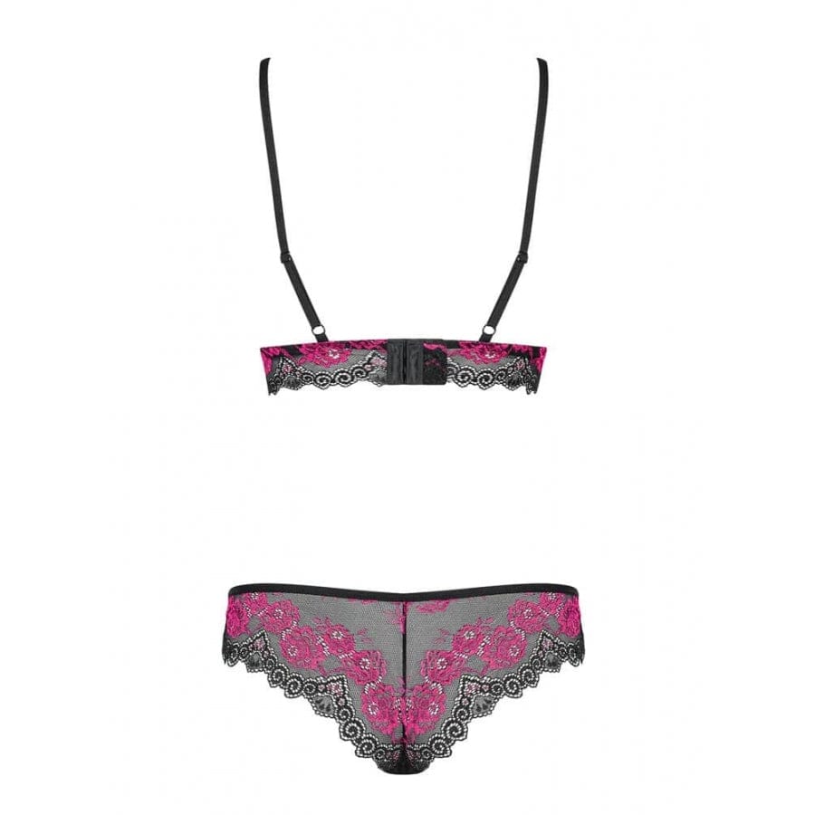 Ensemble Tulia 2 Pièces Noir-Rose