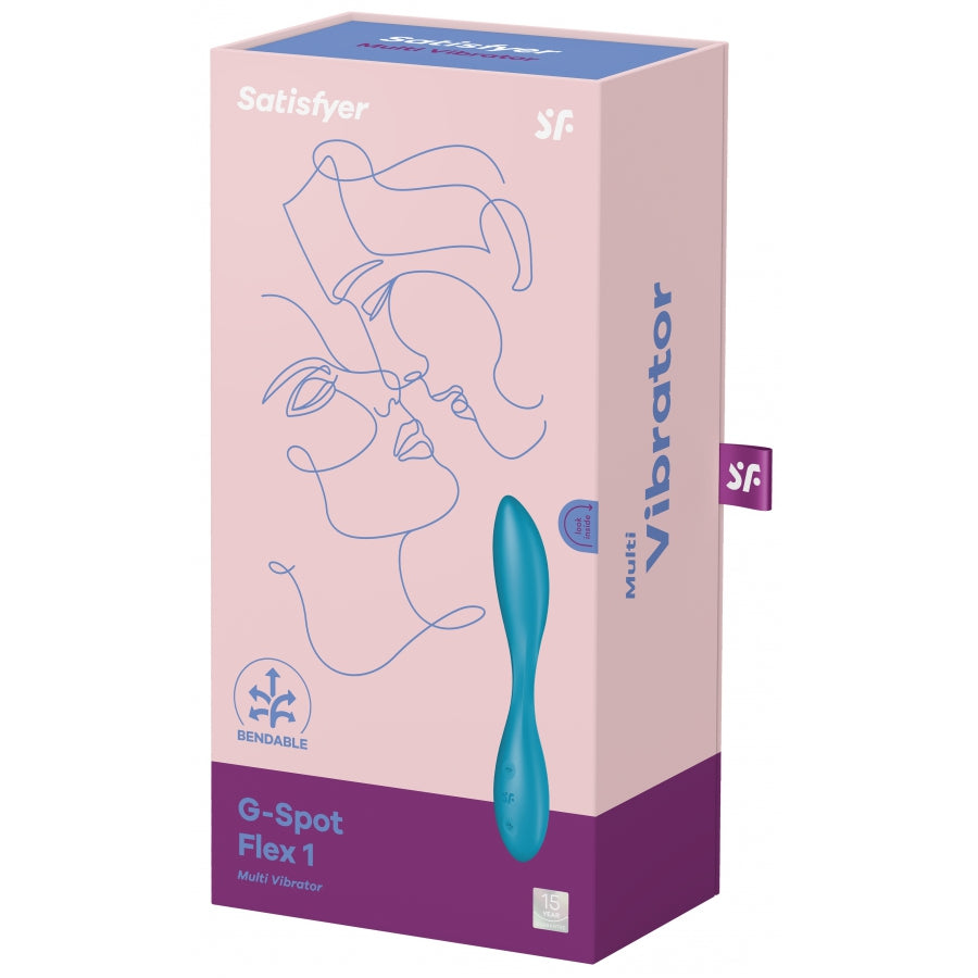 Vibromasseur G-Spot Flex 1 Satisfyer Turquoise